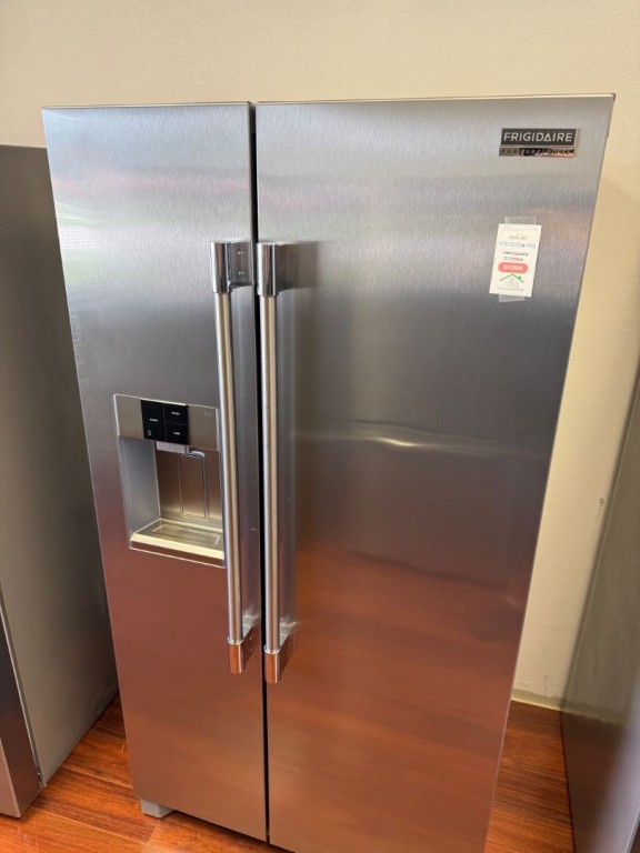 Frigidaire Professional 22 Cu. Ft. 36" Counter-Depth Side-by-Side Refrigerator Stainless Steel PRSC2222AF