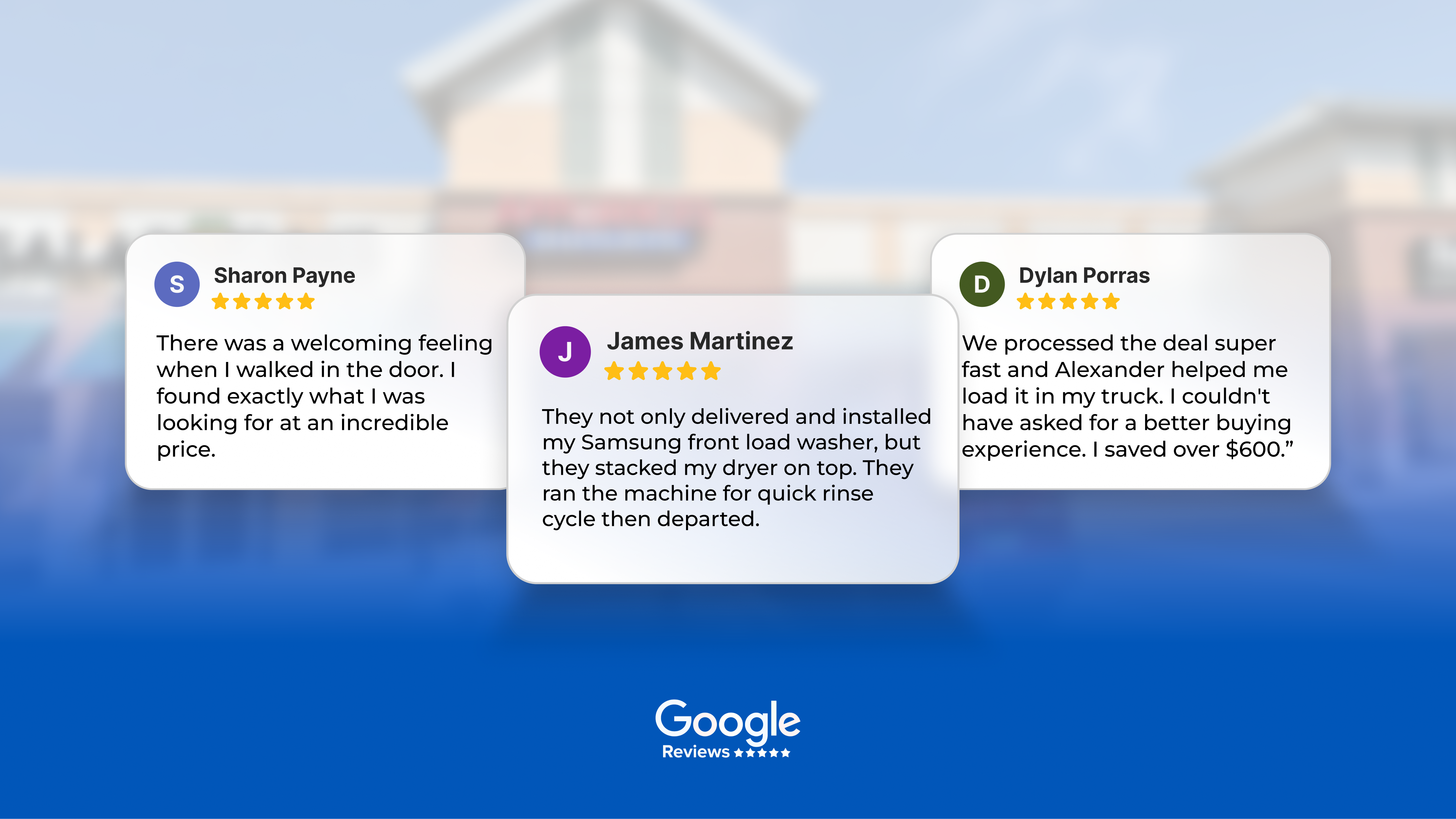 Appliaces Outlet Google Reviews