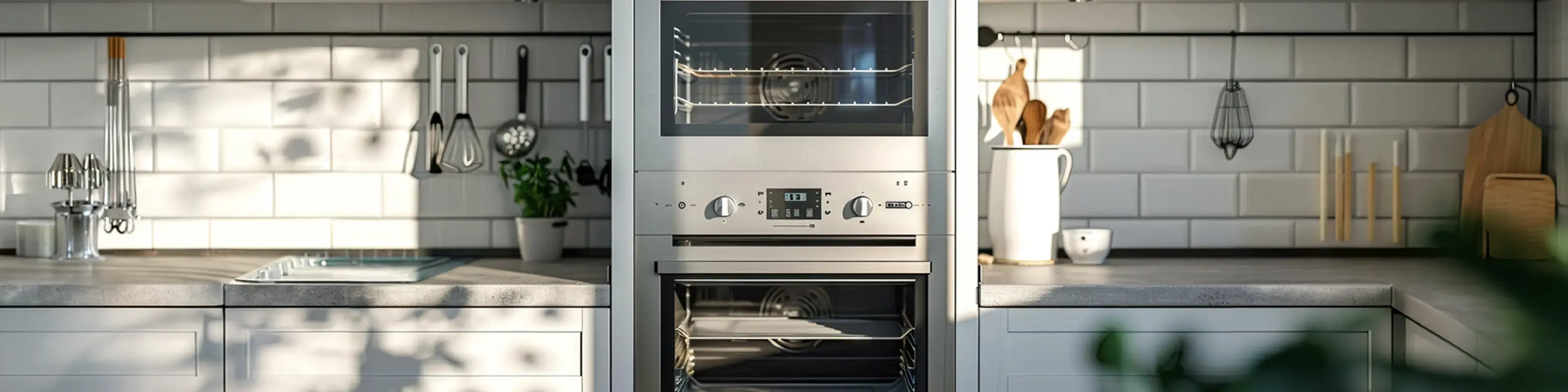 Modern dishwasher appliances showroom