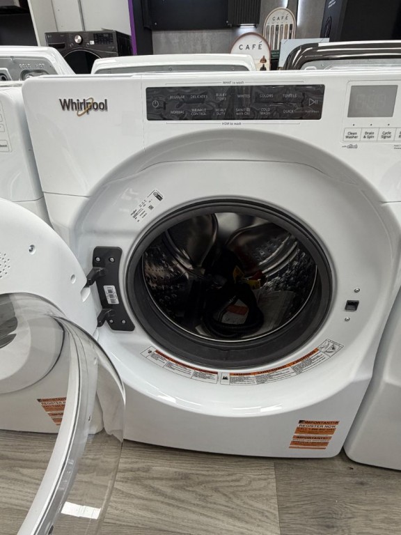 Whirlpool 4.3 cu. ft. Closet-Depth Front Load Washer with Intuitive Controls White WFW560CHW, product image 2 of 2