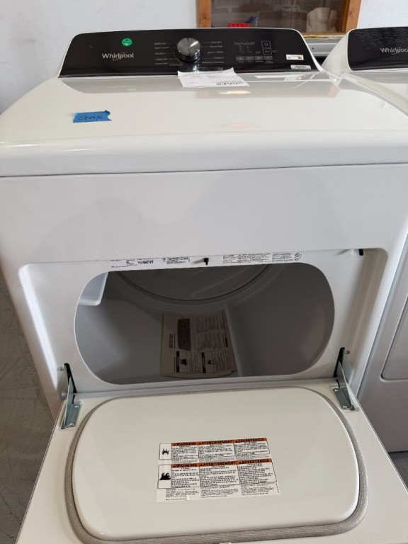 Whirlpool 7.0 Cu. Ft. Top Load Gas Moisture Sensing Dryer White WGD5010LW, product image 2 of 2
