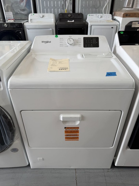 Whirlpool 7.0 cu. ft. Gas Dryer with Adaptive Dry - Vented Top Load Matching White WGD4107SW, product image 2 of 3