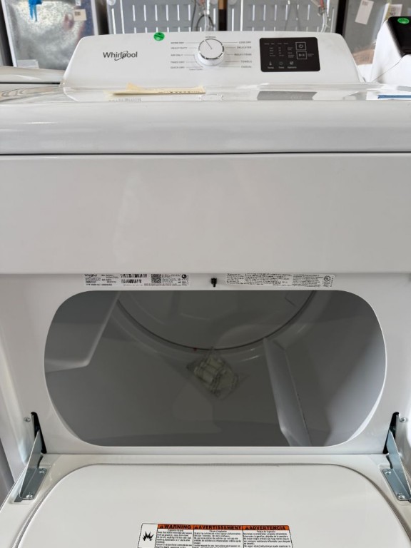 Whirlpool 7.0 cu. ft. Gas Dryer with Adaptive Dry - Vented Top Load Matching White WGD4107SW, product image 3 of 3
