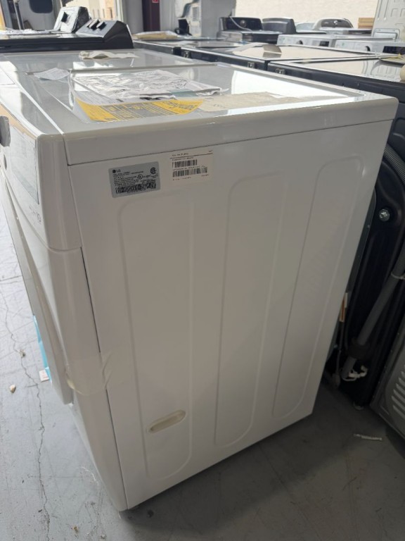 LG 4.5 Cu. Ft. Ultra Large Front Load Washer White WM3400CW, product image 3 of 3