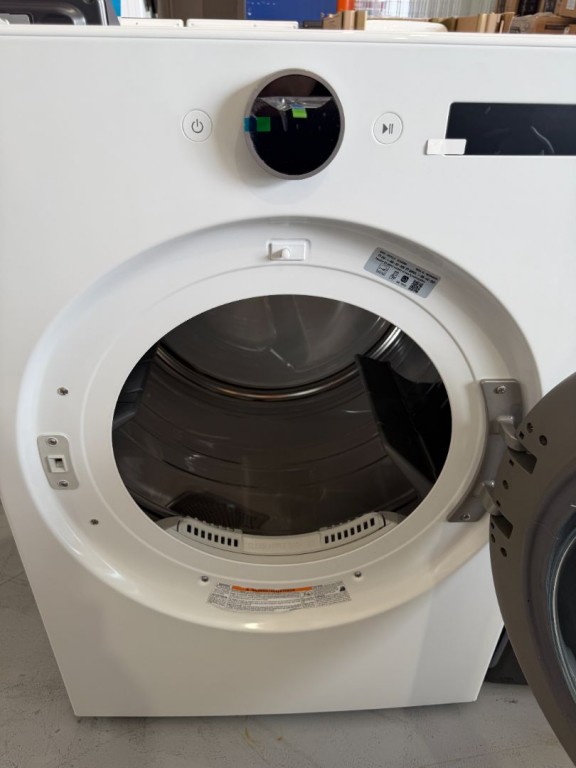 LG 7.4 Cu. Ft. Ultra Large Capacity Smart Front Load Electric Energy Star Dryer With Sensor Dry & Steam Technology White DLEX5500W, product image 1 of 3
