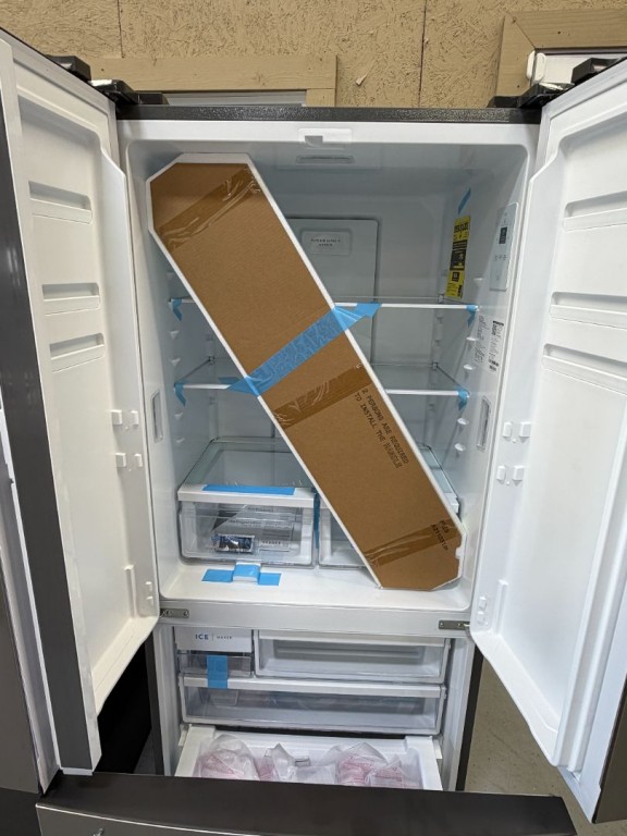 Frigidaire 18 Cu. Ft. Counter-Depth French Door Refrigerator Fingerprint-Resistant Stainless Steel Look FRFG1723AV, product image 2 of 3