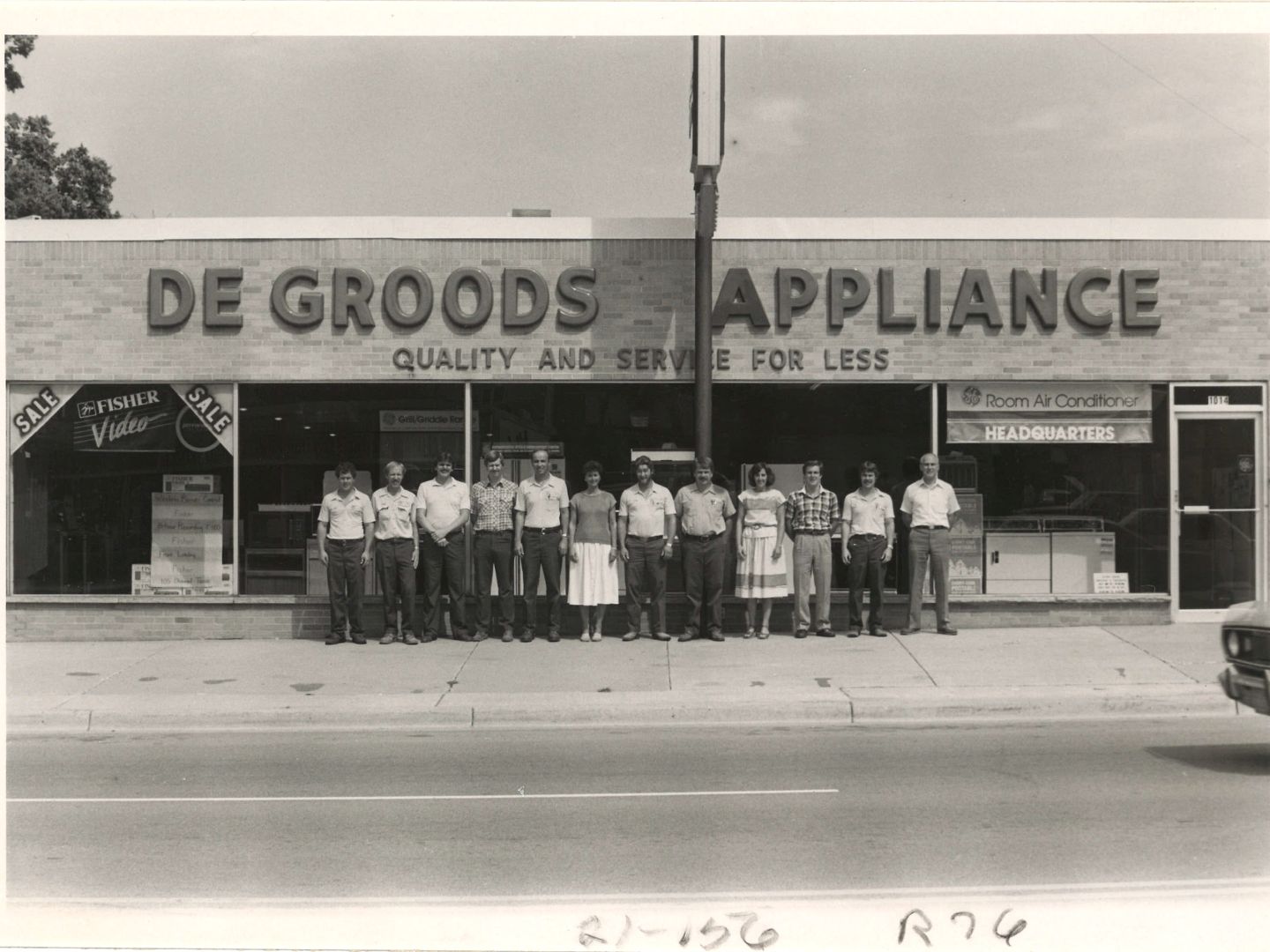 Modern dishwasher appliances showroom