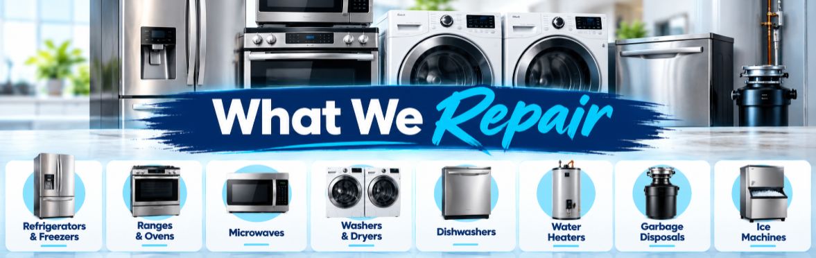 Modern dishwasher appliances showroom