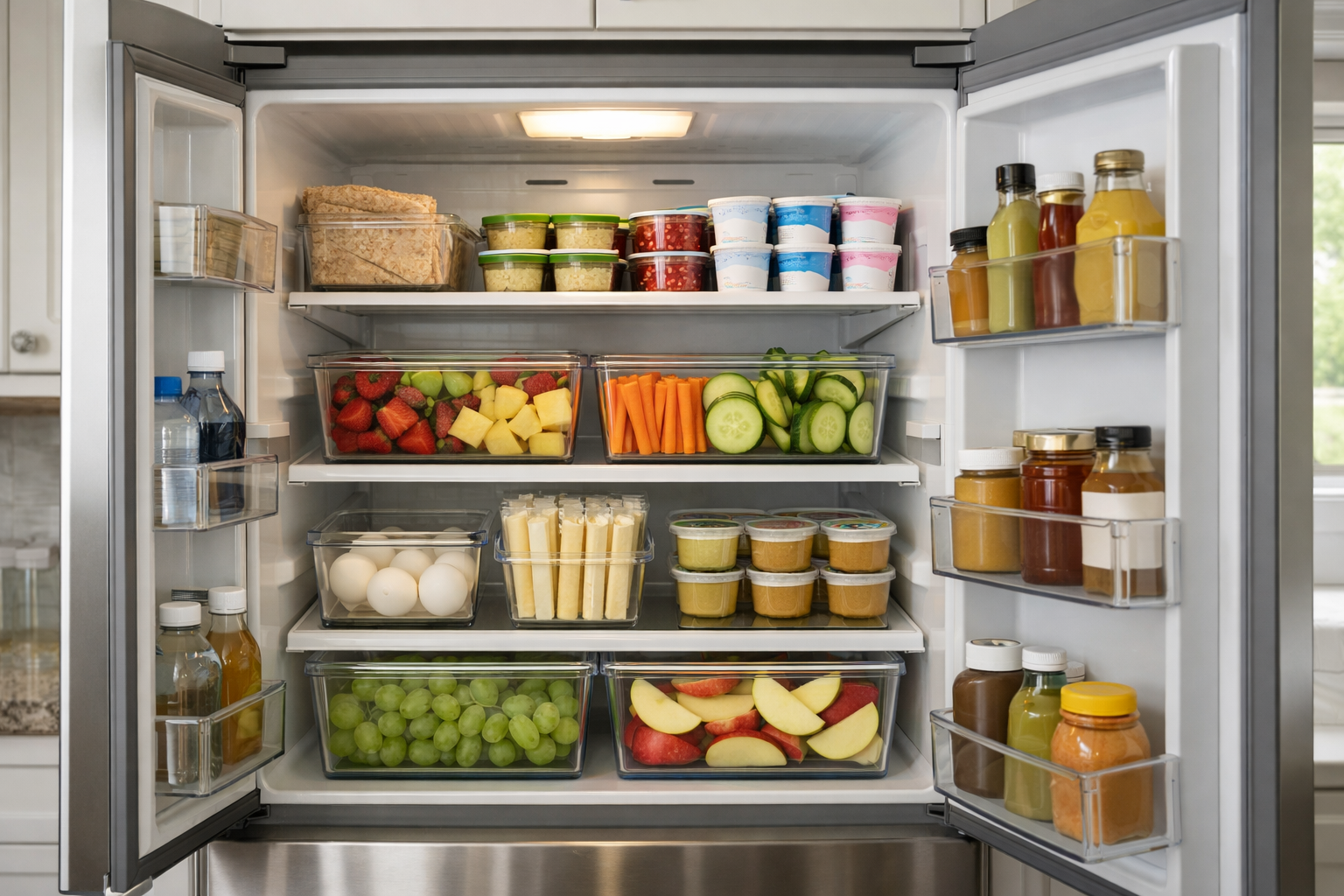 How to Stock a Refrigerator with Healthy Kid-Friendly Snacks