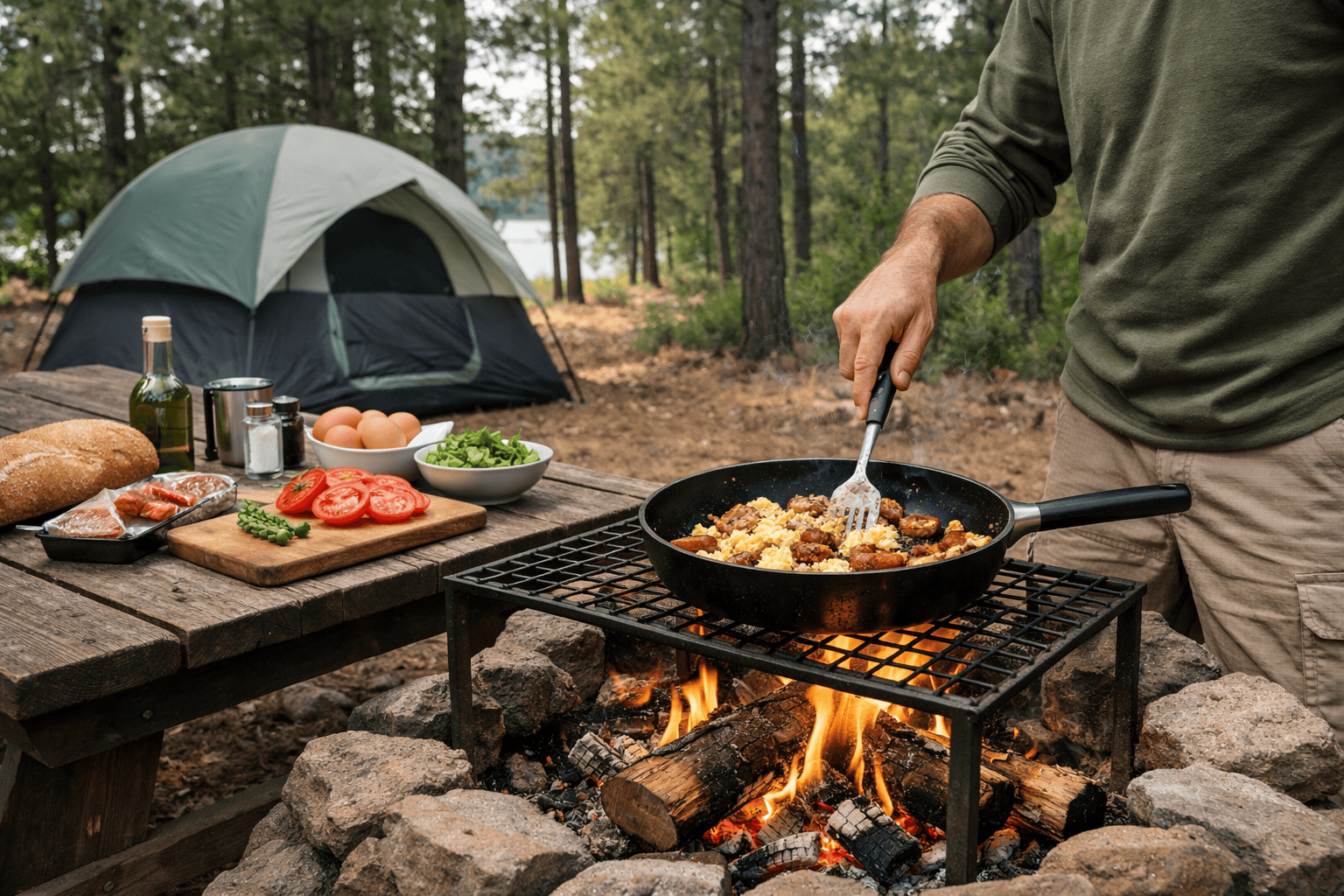 Outdoor Cooking Basics for Campers: How to Cook Without Kitchen Appliances