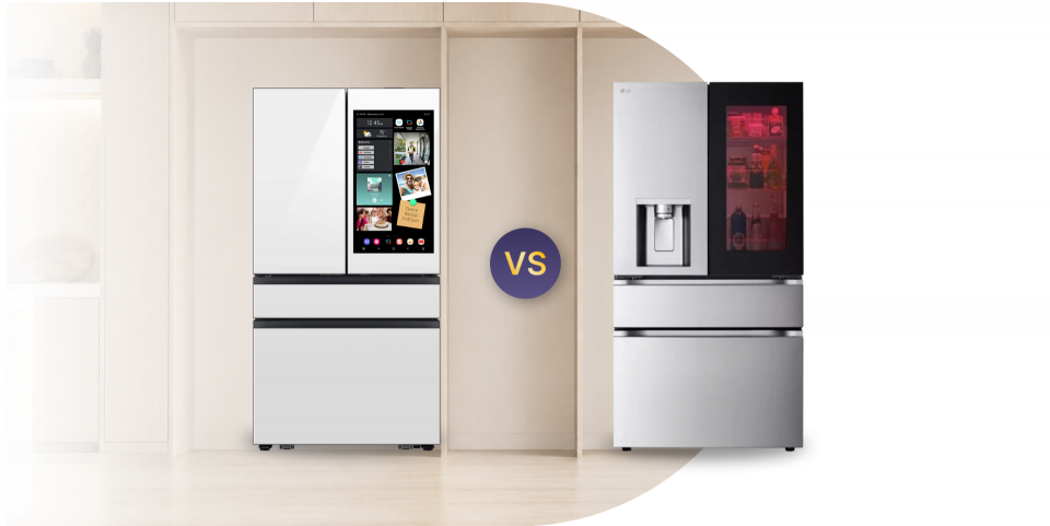 Samsung RF90F29AEWAA vs. LG LF29S8365S: Which Smart French Door Refrigerator Wins?