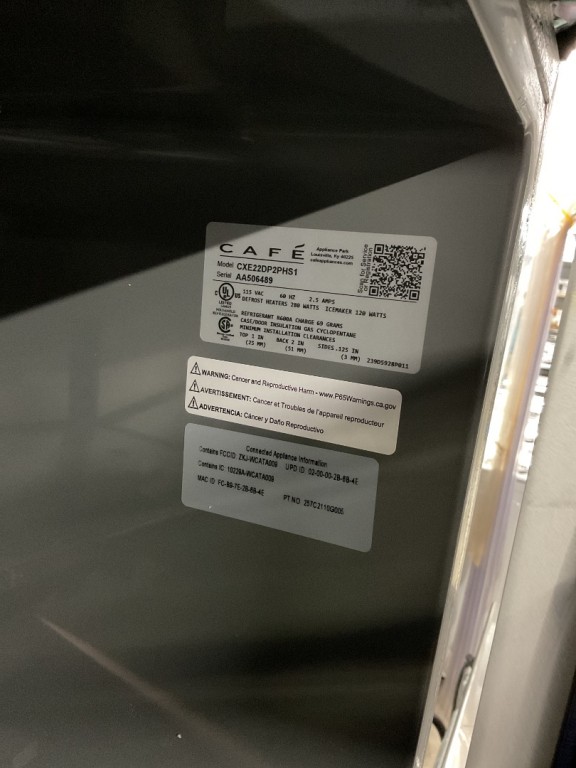 Cafe Café 22.3 Cu. Ft. Smart Counter-depth 4-door French-door Refrigerator Stainless Steel CXE22DP2PS1