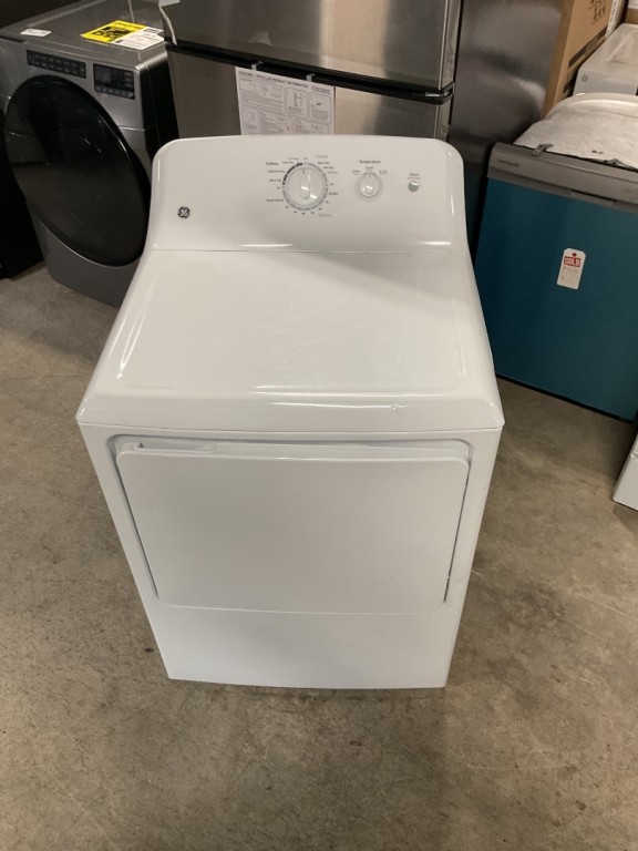 GE 6.2 cu. ft. Capacity Electric Dryer with Up To 120 ft. Venting and Shallow Depth Other GTX22EASKWW