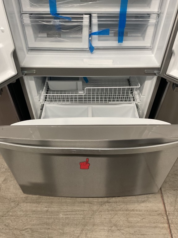 Whirlpool 36-Inch Wide Full-Depth French Door Bottom Mount Refrigerator - 25 cu. ft. Fingerprint Resistant Stainless Steel WRFF3036RZ, product image 6 of 23