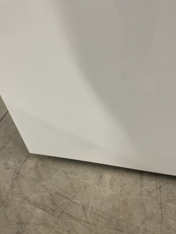 GE Unitized Spacemaker 3.9 cu. ft. Capacity Washer with Stainless Steel Basket and 5.9 cu. ft. Capacity Gas Dryer White on White GUD27GESNWW, product image 3 of 12