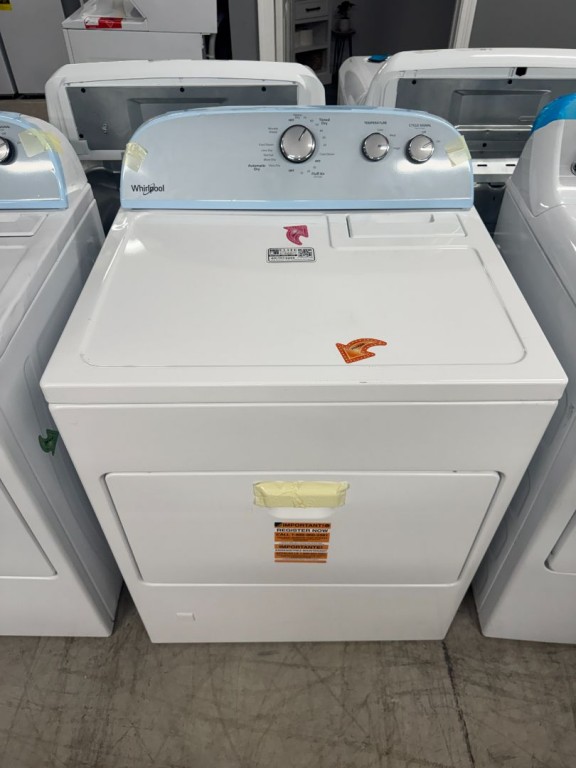 Whirlpool 7.0 cu. ft. Top Load Gas Dryer with AutoDry™ Drying System White WGD4950HW, product image 2 of 16
