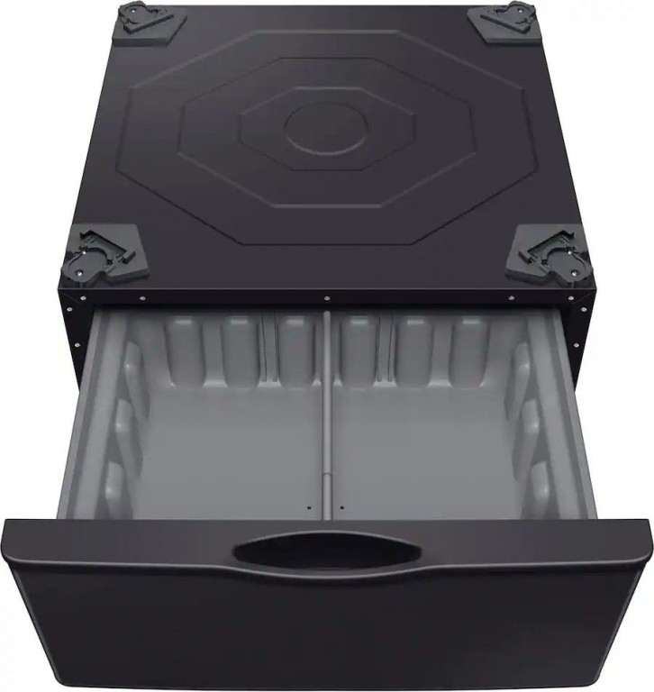 Samsung Pedestal for Front Load (8900 & 8700) | Brushed Black Brushed Black WE502NVUS, product image 2 of 7