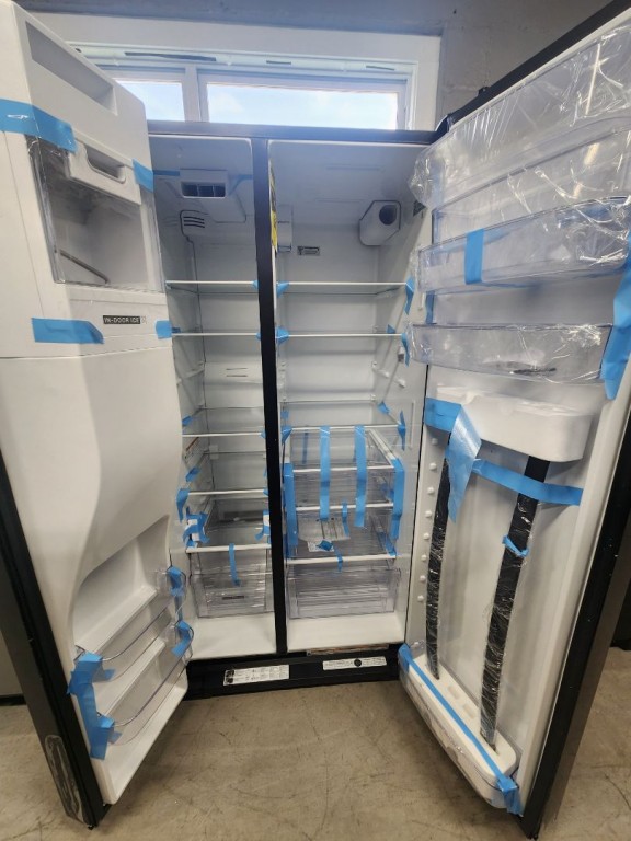 Whirlpool 36-inch Standard Depth Side-by-Side Refrigerator with TruCool™ System Black WRSF5536RB, product image 2 of 24