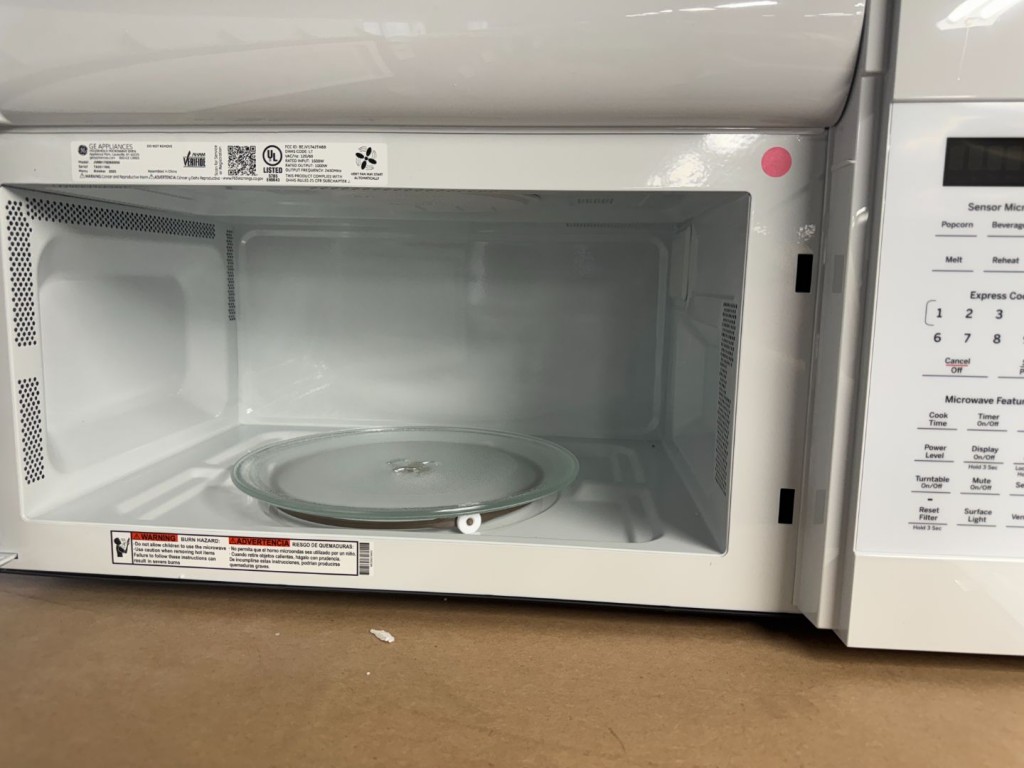 GE 1.7 Cu. Ft. Over-the-Range Sensor Microwave Oven White JVM6175DKWW, product image 2 of 16