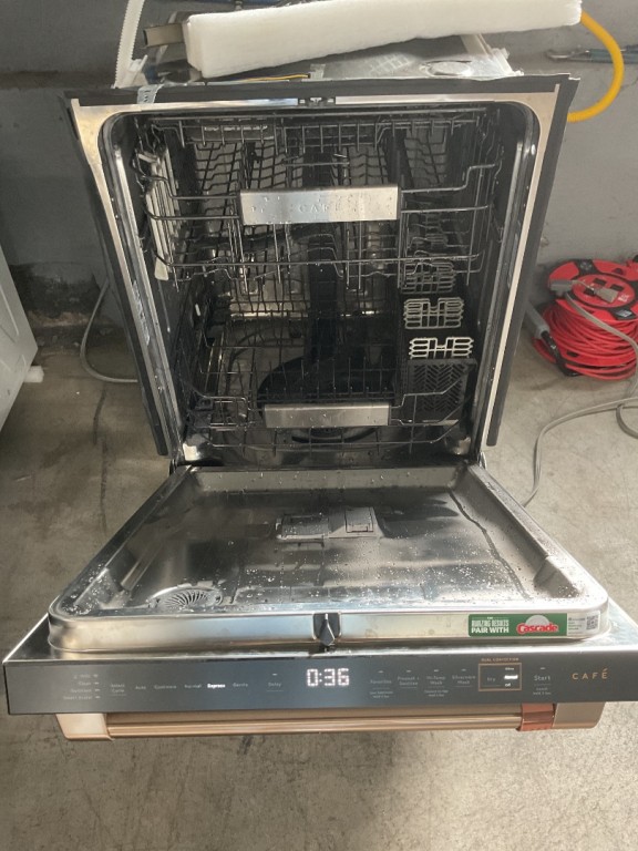 Cafe Café Customfit Stainless Interior Smart Dishwasher With Ultra Wash Top Rack And Dual Convection Ultra Dry, 44 Dba Matte White CDT858P4VW2, product image 2 of 70