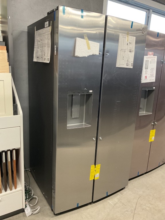 GE 27.9 Cu. Ft. Side-By-Side Refrigerator with Extra Tall Dispenser and In-Door Icemaker Fingerprint Resistant Stainless GSS28NYYFS, product image 5 of 90