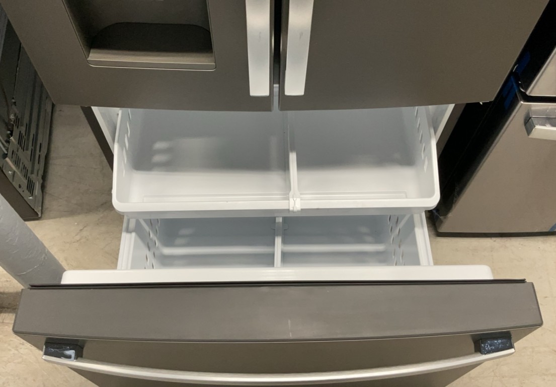 GE 25.7 Cu. Ft. French-Door Refrigerator Fingerprint Resistant Slate GFE26JMMES, product image 4 of 22