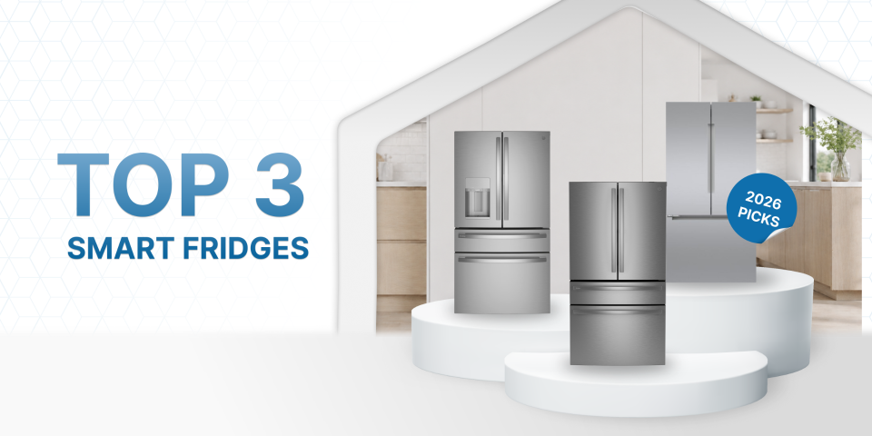 Top 3 Smart French Door Refrigerators Worth the Splurge in 2026: GE Profile PVD28BYNFS, GE Profile PGE29BYTFS Bosch B36CT81ENS