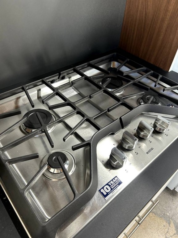 Maytag 30-inch Wide Gas Cooktop with Power™ Burner Stainless Steel MGC7430DS