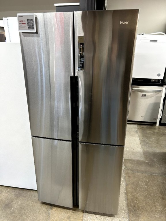 Haier Haier ENERGY STAR® 16.8 Cu. Ft. Quad Door RefrigeratorHaier ENERGY STAR® 16.8 Cu. Ft. Quad Door Refrigerator Stainless Steel QHE16HYPFS