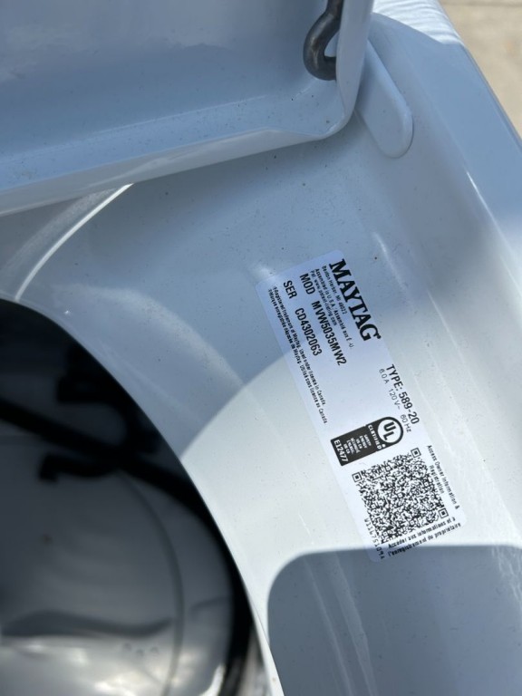 Maytag Top Load Washer with Extra Power - 4.5 cu. ft. White MVW5035MW