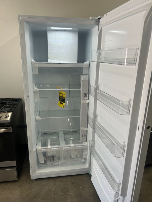 GE 21.3 Cu. Ft. Frost-Free Garage Ready Upright Freezer White FUF21DLRWW