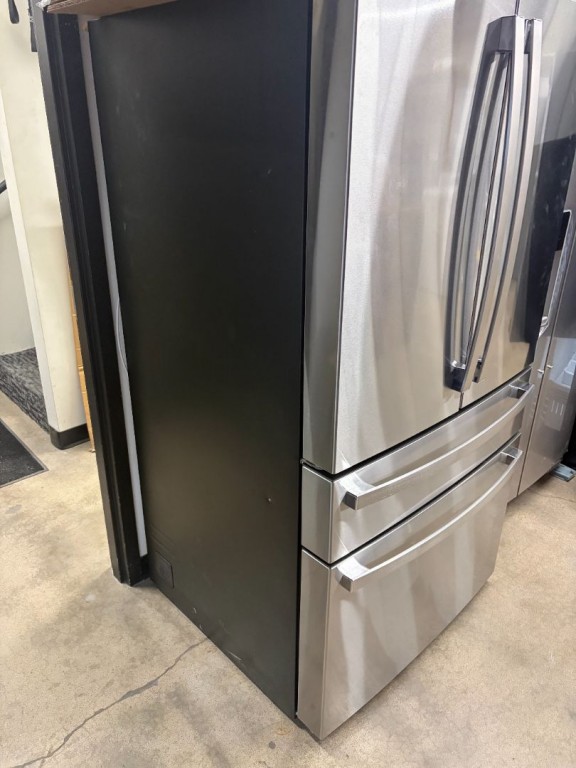 GE Profile 28.7 Cu. Ft. Smart Fingerprint Resistant 4-Door French-Door Refrigerator With Dual-Dispense AutoFill Pitcher Stainless Steel PGE29BYTFS