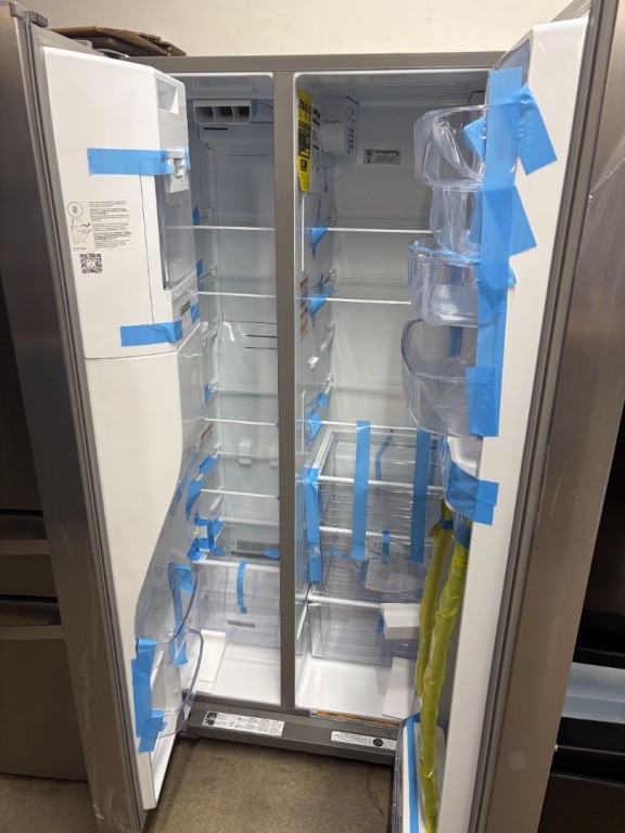 Whirlpool 36-inch Counter Depth Side-by-Side Refrigerator with TruCool™ System Fingerprint-Resistant Stainless Finish WRSC5536RZ