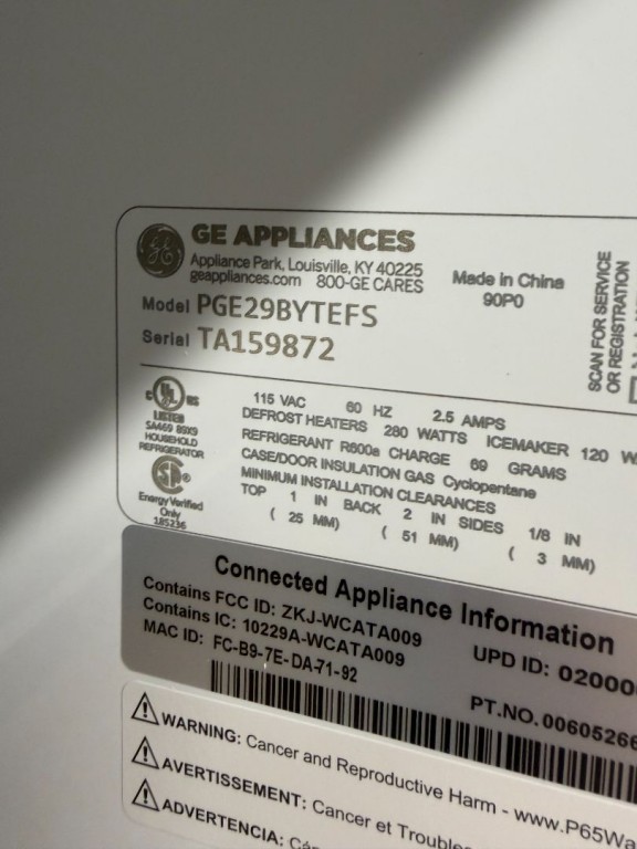 GE Profile 28.7 Cu. Ft. Smart Fingerprint Resistant 4-Door French-Door Refrigerator With Dual-Dispense AutoFill Pitcher Fingerprint Resistant Stainless Steel PGE29BYTFS