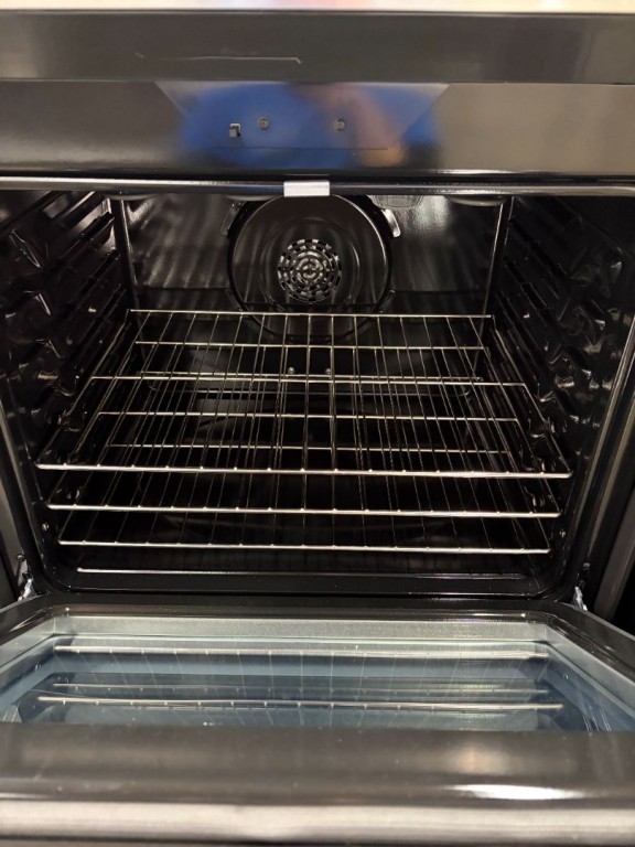 GE Profile 30" Smart Slide-In Electric Convection Fingerprint Resistant Range with No Preheat Air Fry Fingerprint Resistant Stainless PSS93YPFS