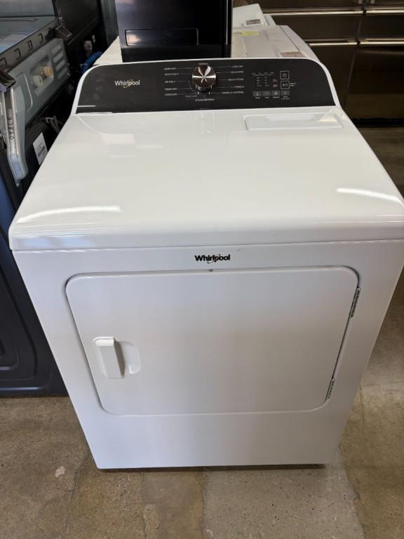 Whirlpool 7.0 Cu. Ft. Whirlpool® Top Load Electric Dryer with Moisture Sensor White WED6150PW