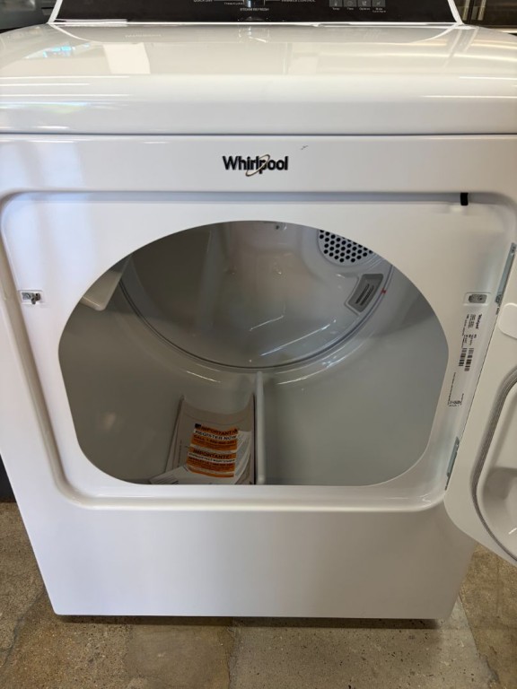 Whirlpool 7.0 Cu. Ft. Whirlpool® Top Load Electric Dryer with Moisture Sensor White WED6150PW