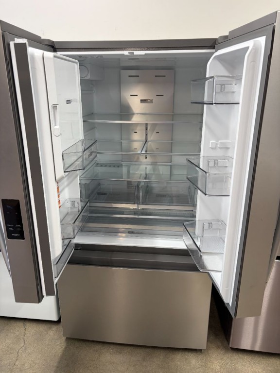 Whirlpool 36-Inch French Door Refrigerator with Dual Ice Makers - 30 cu. ft. Fingerprint-Resistant Stainless Finish WRFF3736SZ