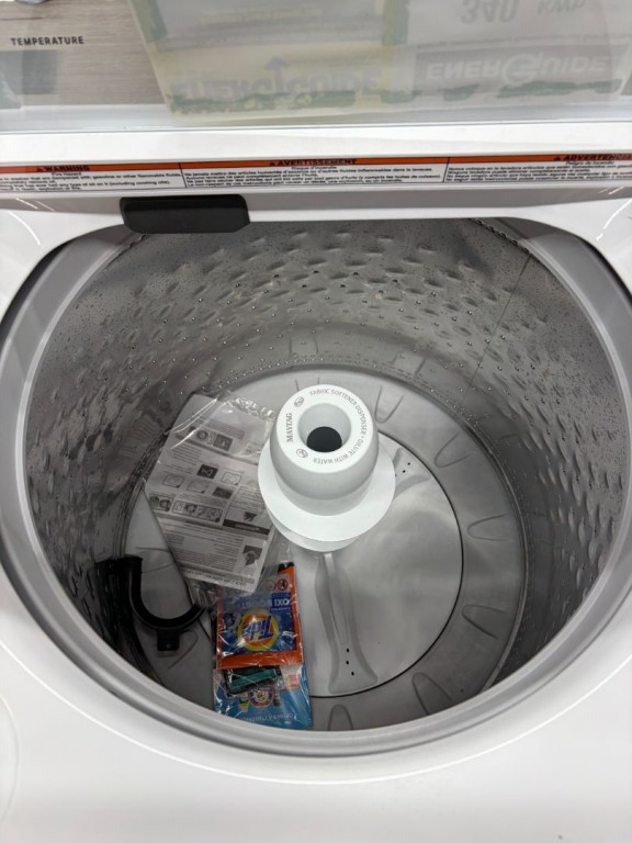Maytag 4.7 Cu. Ft. Top Load Agitator Washer with Extra Power Cycle White MTW5205TW