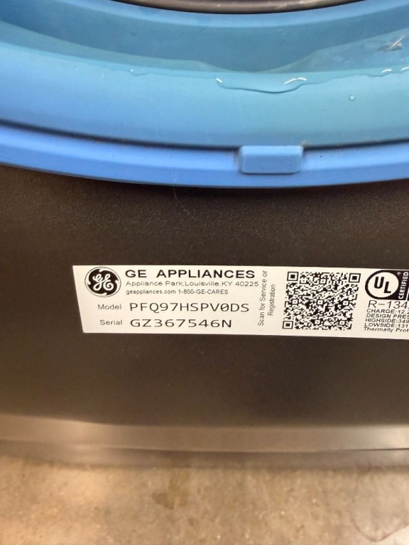 GE Profile 4.8 cu. ft. Capacity UltraFast Combo with Ventless Inverter Heat Pump Technology Washer/Dryer Carbon Graphite PFQ97HSPVDS, product image 1 of 30