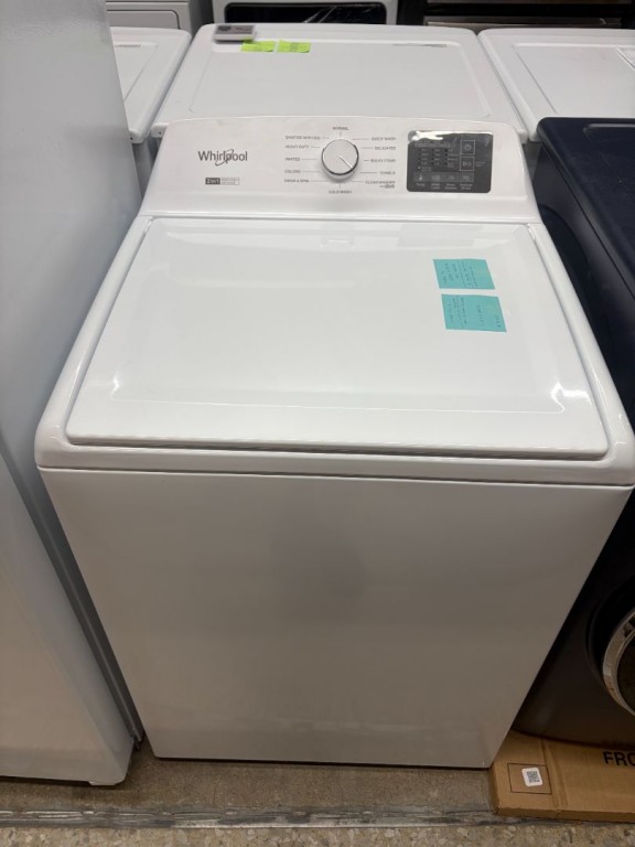 Whirlpool 4.2 - 4.3 Cu. Ft. Whirlpool® Top Load Washer with 2-in-1 Removable Agitator White WTW4107SW, product image 2 of 38