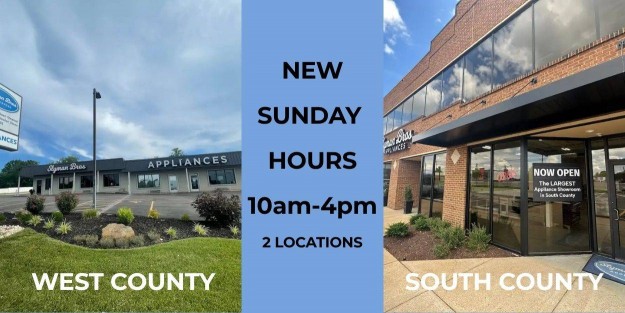 SLYMAN BROS APPLIANCES ANNOUNCES NEW SUNDAY HOURS TO MEET GROWING CUSTOMER DEMAND
