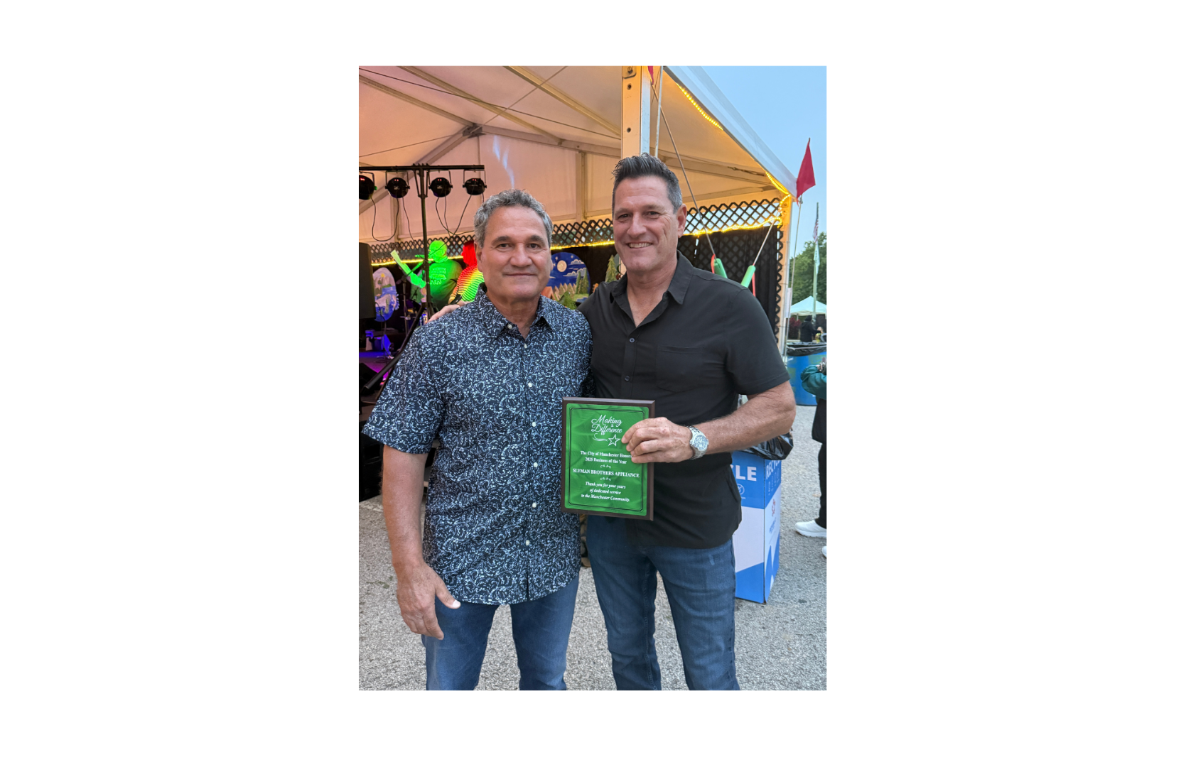 Slyman Bros Appliances Named 2025 Business of the Year by Manchester Homecoming Committee