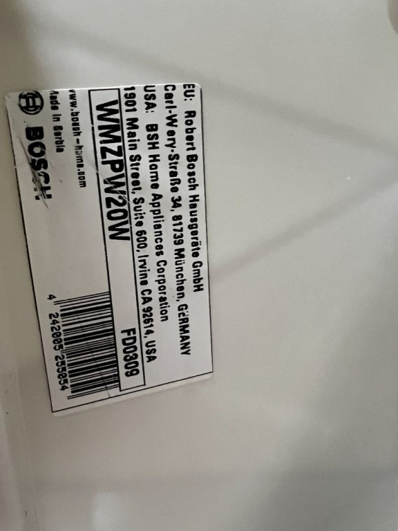Product - WMZPW20W