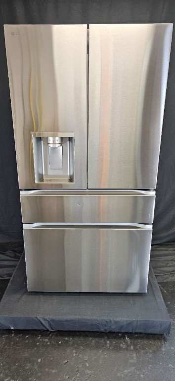 LG 29 Cu. Ft. Smart Standard-depth Max™ 4-door French Door Refrigerator With Full-convert Drawer™ Print Proof Stainless Steel LF29S8330S
