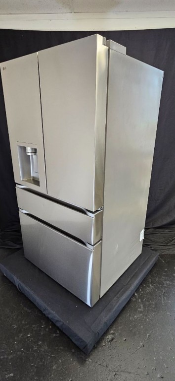 LG 29 Cu. Ft. Smart Standard-depth Max™ 4-door French Door Refrigerator With Full-convert Drawer™ Print Proof Stainless Steel LF29S8330S