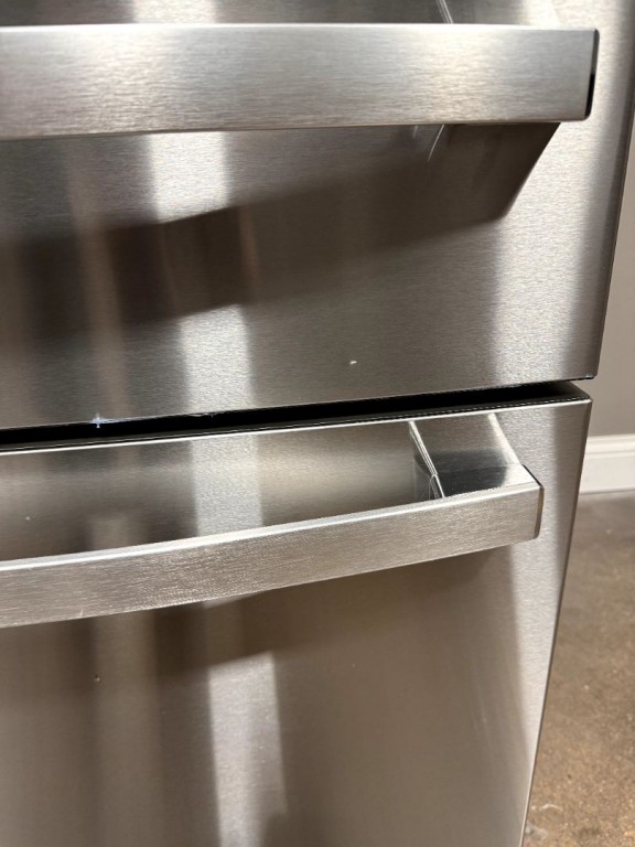 GE Profile 27.9 Cu. Ft. Smart Fingerprint Resistant 4-Door French-Door Refrigerator with Door In Door Stainless Steel PVD28BYNFS
