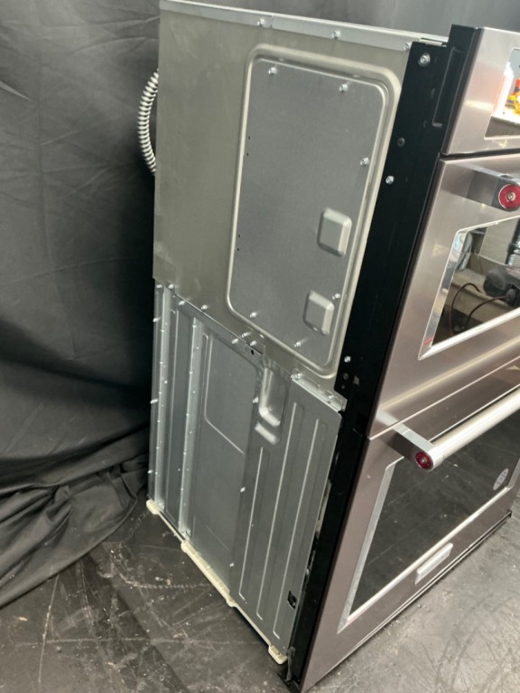 KitchenAid 30" Combination Microwave Wall Ovens with Air Fry Mode. Black Stainless Steel with PrintShield™ Finish KOEC530PBS