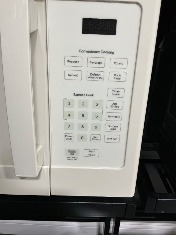 GE 1.6 Cu. Ft. Over-the-Range Microwave Oven Bisque JVM3160DFCC