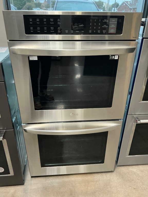 LG 9.4 cu. ft. Double Wall Oven Stainless Steel LWD3063ST